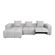 SOFA MODULAR RECLINABLE IZQUIERDO SERATTA GRIS -8-